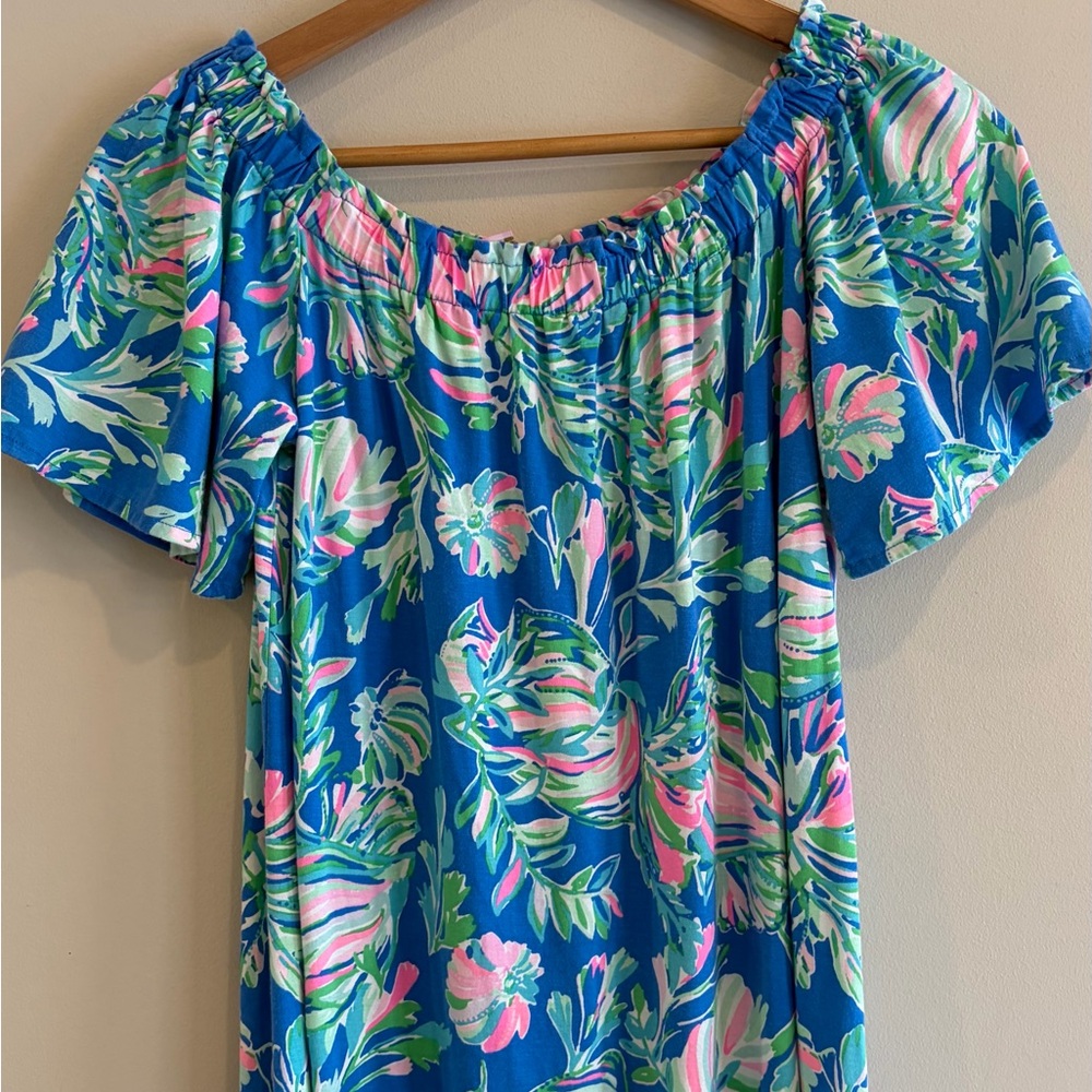 Beautiful LILLY PULITZER Cotton lined dress. Vacation Ready! New Condition. MED.